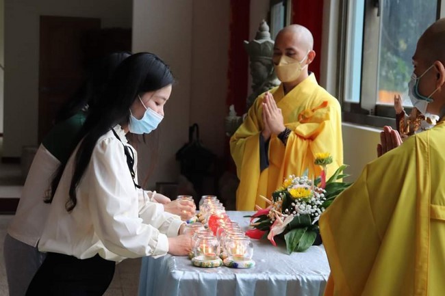 Commemoration Ceremony to Great Master Thich Pho Tue and the rite chanting compassion mantra at Lingyin Temple, Taiwan