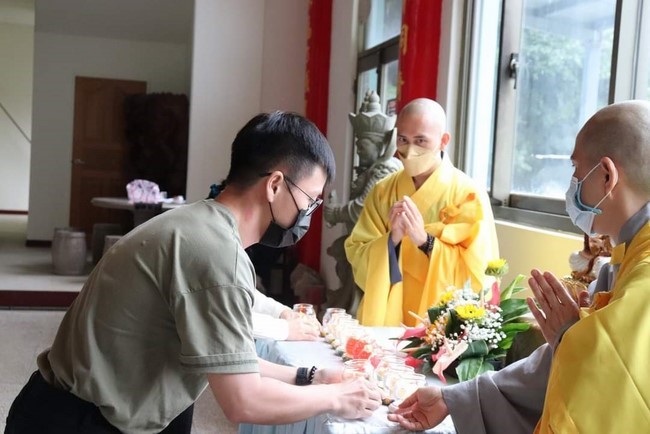 Commemoration Ceremony to Great Master Thich Pho Tue and the rite chanting compassion mantra at Lingyin Temple, Taiwan