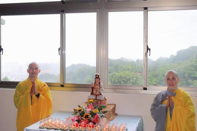 Commemoration Ceremony to Great Master Thich Pho Tue and the rite chanting compassion mantra at Lingyin Temple, Taiwan