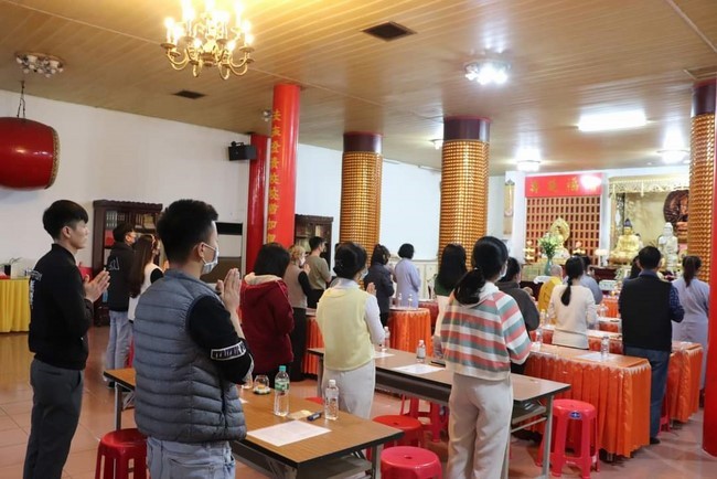 Commemoration Ceremony to Great Master Thich Pho Tue and the rite chanting compassion mantra at Lingyin Temple, Taiwan