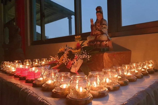 Commemoration Ceremony to Great Master Thich Pho Tue and the rite chanting compassion mantra at Lingyin Temple, Taiwan