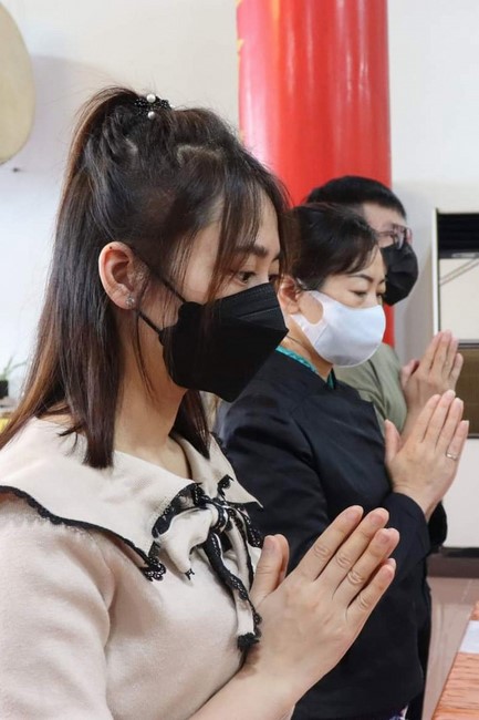 Commemoration Ceremony to Great Master Thich Pho Tue and the rite chanting compassion mantra at Lingyin Temple, Taiwan