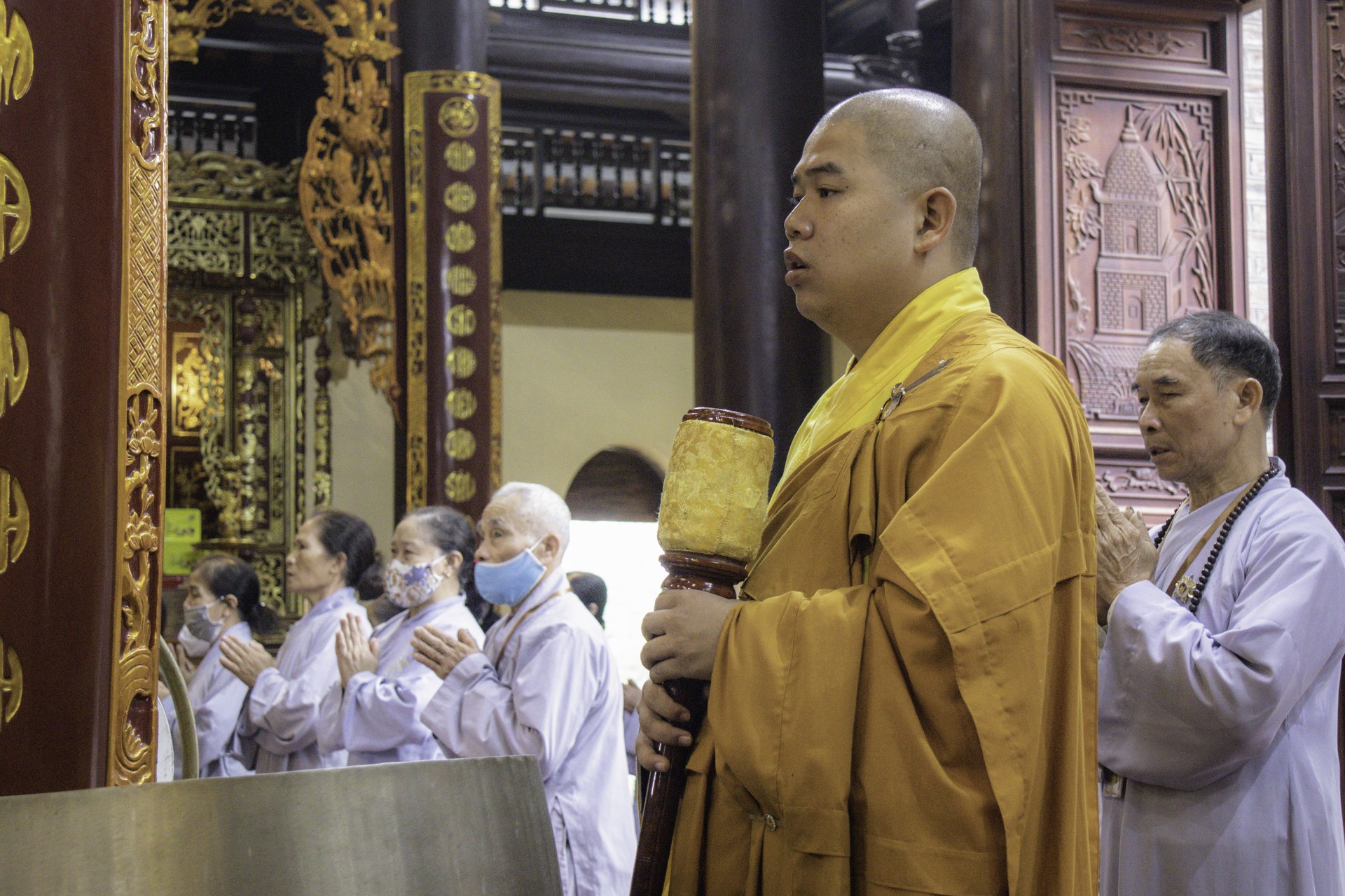 Patriarch s' Death Anniversary - Late Most Ngo Chan Tu at Hoa Phuc Pagoda