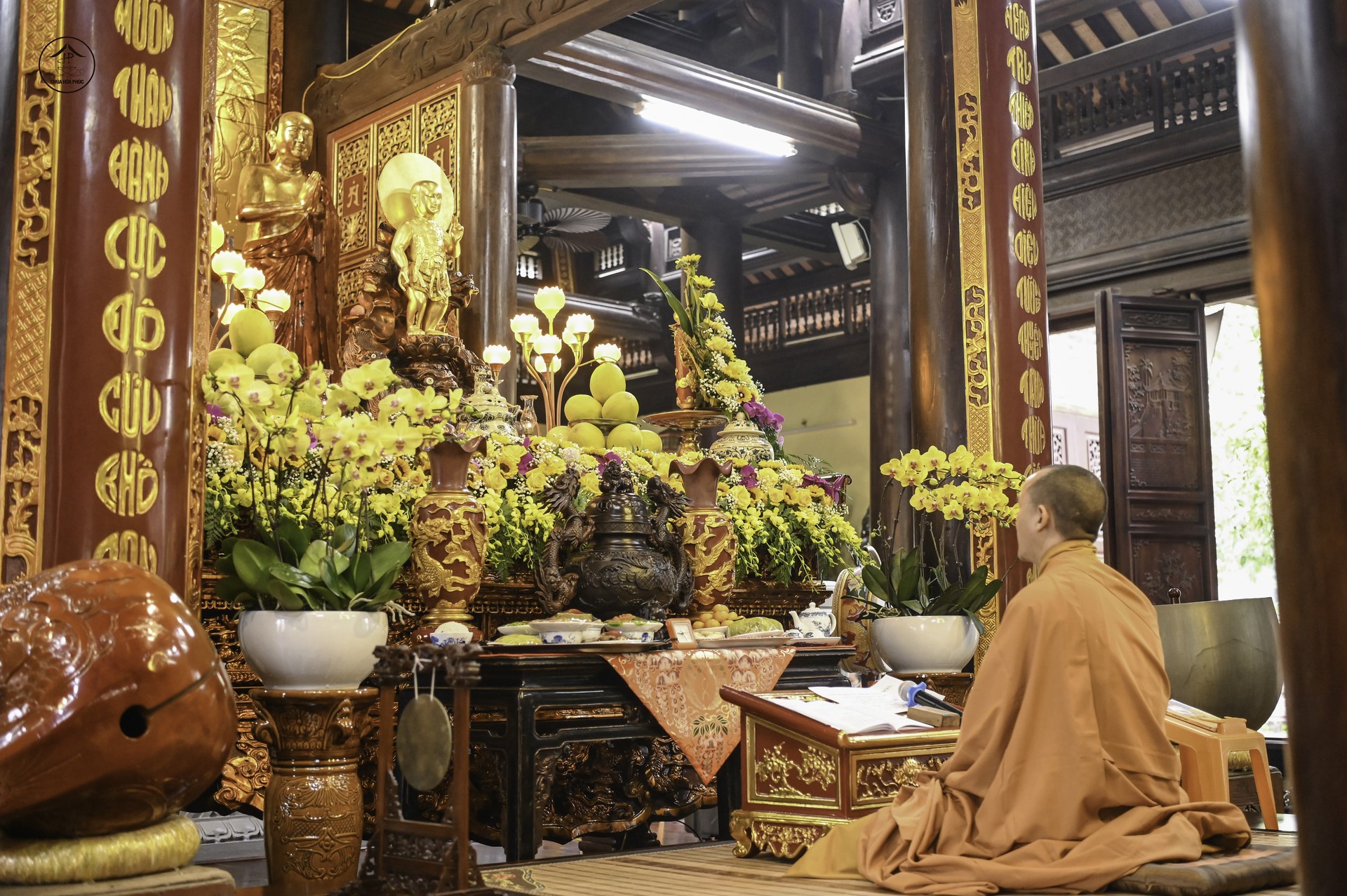 Patriarch s' Death Anniversary - Late Most Ngo Chan Tu at Hoa Phuc Pagoda