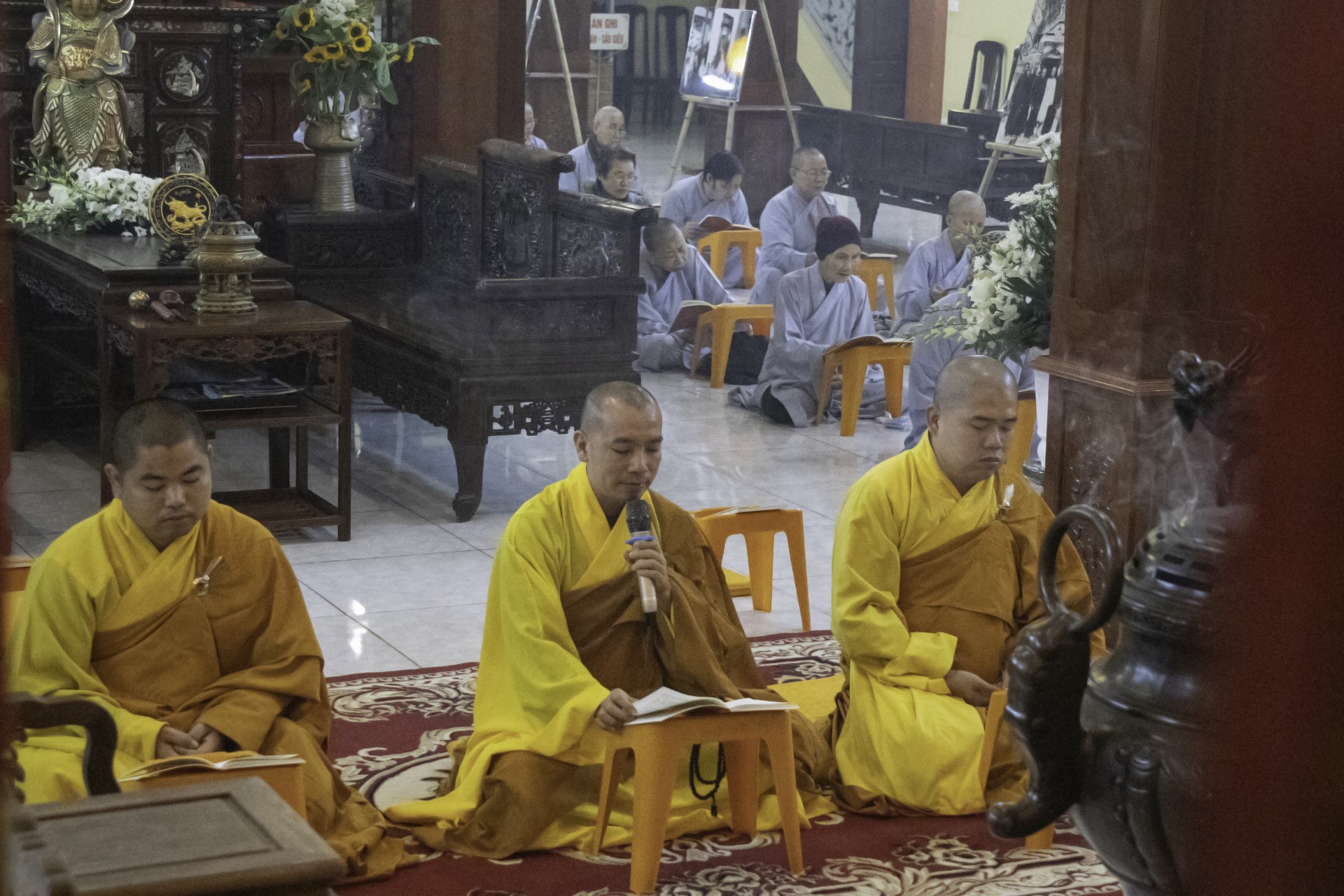 Patriarch s' Death Anniversary - Late Most Ngo Chan Tu at Hoa Phuc Pagoda