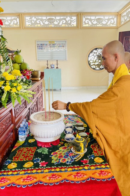 The Patriarch s' Death Anniversary at Quoc Thoi Pagoda, Ben Tre Province.
