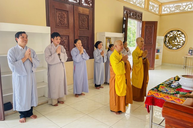 The Patriarch s' Death Anniversary at Quoc Thoi Pagoda, Ben Tre Province.