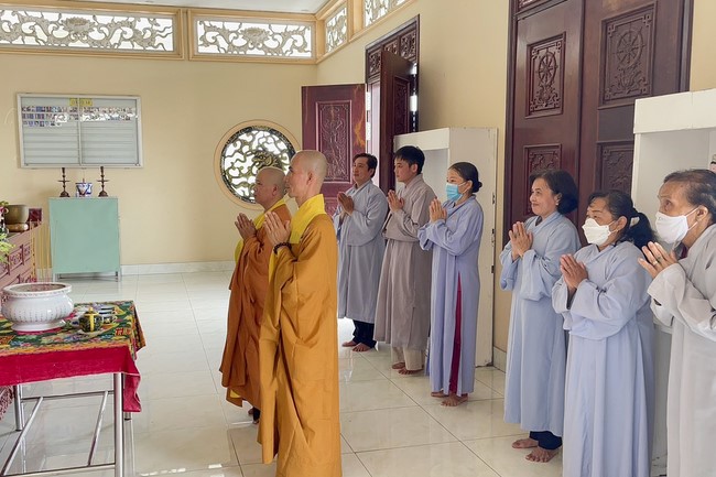 The Patriarch s' Death Anniversary at Quoc Thoi Pagoda, Ben Tre Province.