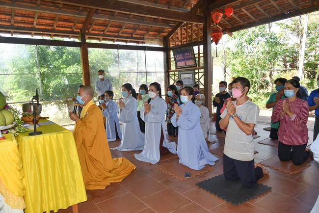 The Patriarch's Death Anniversary at Dang Phap pagoda, Binh Phuoc province.