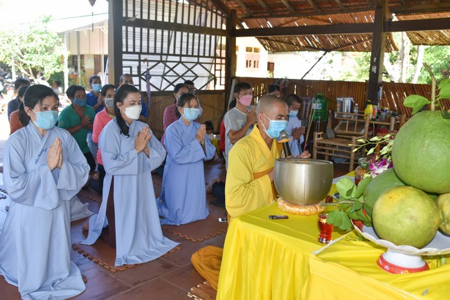 The Patriarch's Death Anniversary at Dang Phap pagoda, Binh Phuoc province.