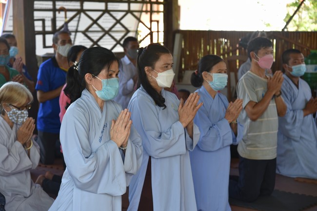 The Patriarch's Death Anniversary at Dang Phap pagoda, Binh Phuoc province.