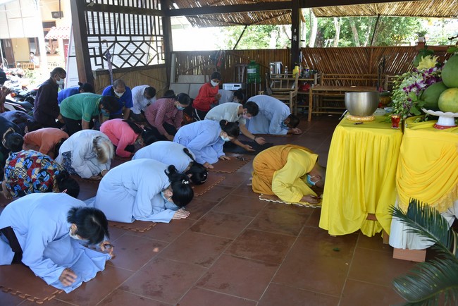 The Patriarch's Death Anniversary at Dang Phap pagoda, Binh Phuoc province.