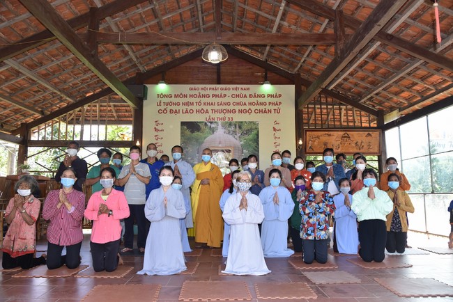The Patriarch's Death Anniversary at Dang Phap pagoda, Binh Phuoc province.