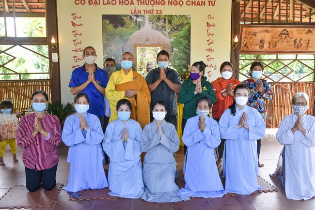 The Patriarch's Death Anniversary at Dang Phap pagoda, Binh Phuoc province.