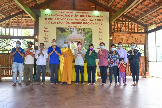 The Patriarch's Death Anniversary at Dang Phap pagoda, Binh Phuoc province.