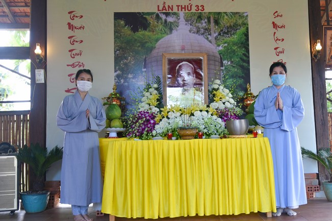 The Patriarch's Death Anniversary at Dang Phap pagoda, Binh Phuoc province.