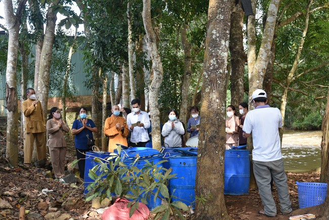 The Patriarch's Death Anniversary at Dang Phap pagoda, Binh Phuoc province.