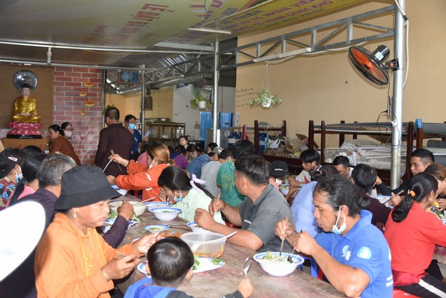 The Patriarch's Death Anniversary at Dang Phap pagoda, Binh Phuoc province.