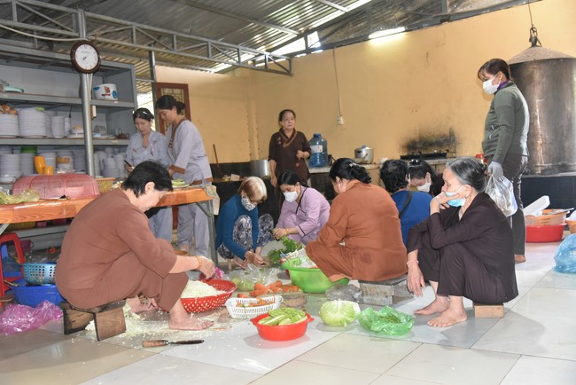 The Patriarch's Death Anniversary at Dang Phap pagoda, Binh Phuoc province.