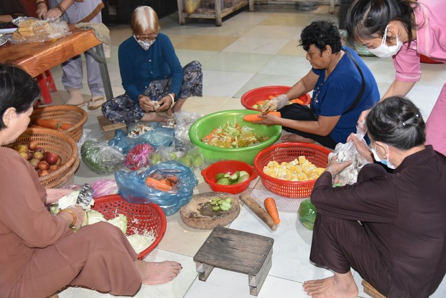 The Patriarch's Death Anniversary at Dang Phap pagoda, Binh Phuoc province.
