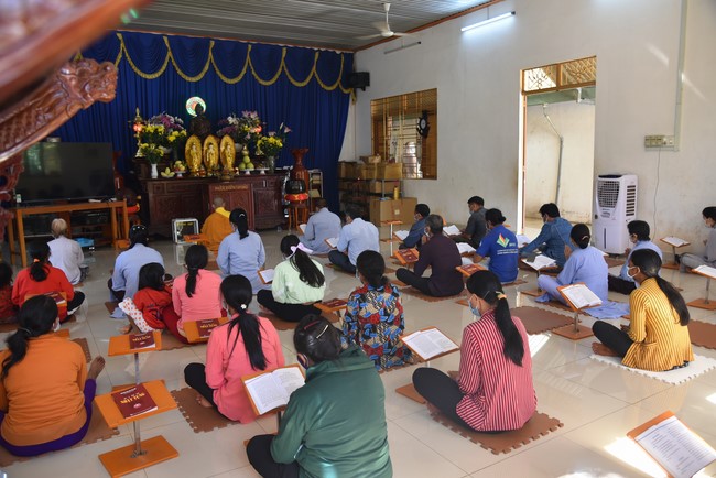 The Patriarch's Death Anniversary at Dang Phap pagoda, Binh Phuoc province.