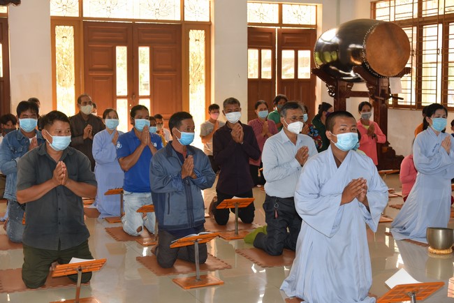 The Patriarch's Death Anniversary at Dang Phap pagoda, Binh Phuoc province.