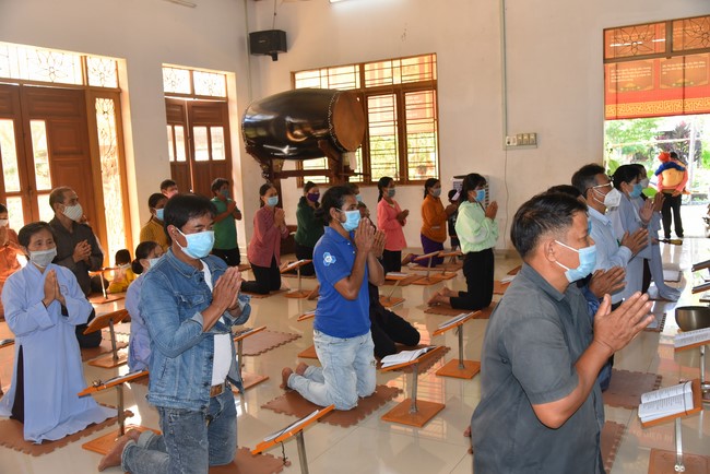 The Patriarch's Death Anniversary at Dang Phap pagoda, Binh Phuoc province.