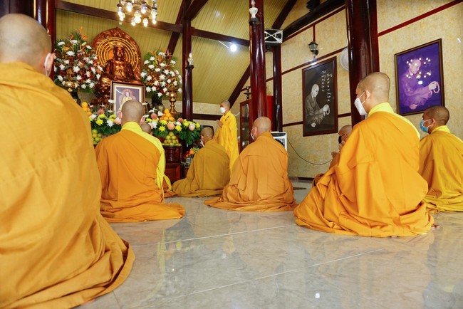 The Patriarch s' Death Anniversary at Huong Phap Branch, Cu Chi district.