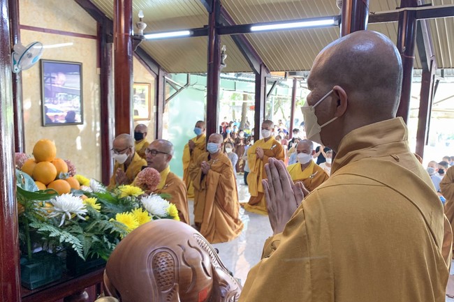 The Patriarch s' Death Anniversary at Huong Phap Branch, Cu Chi district.