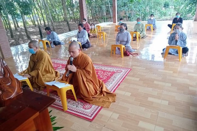 The Patriarch s' Death Anniversary at Phap Hoa Pagoda, Binh Phuoc Province.