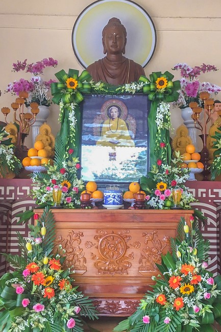 The Patriarch s' Death Anniversary at Phap Hoa Pagoda, Binh Phuoc Province.
