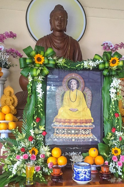 The Patriarch s' Death Anniversary at Phap Hoa Pagoda, Binh Phuoc Province.