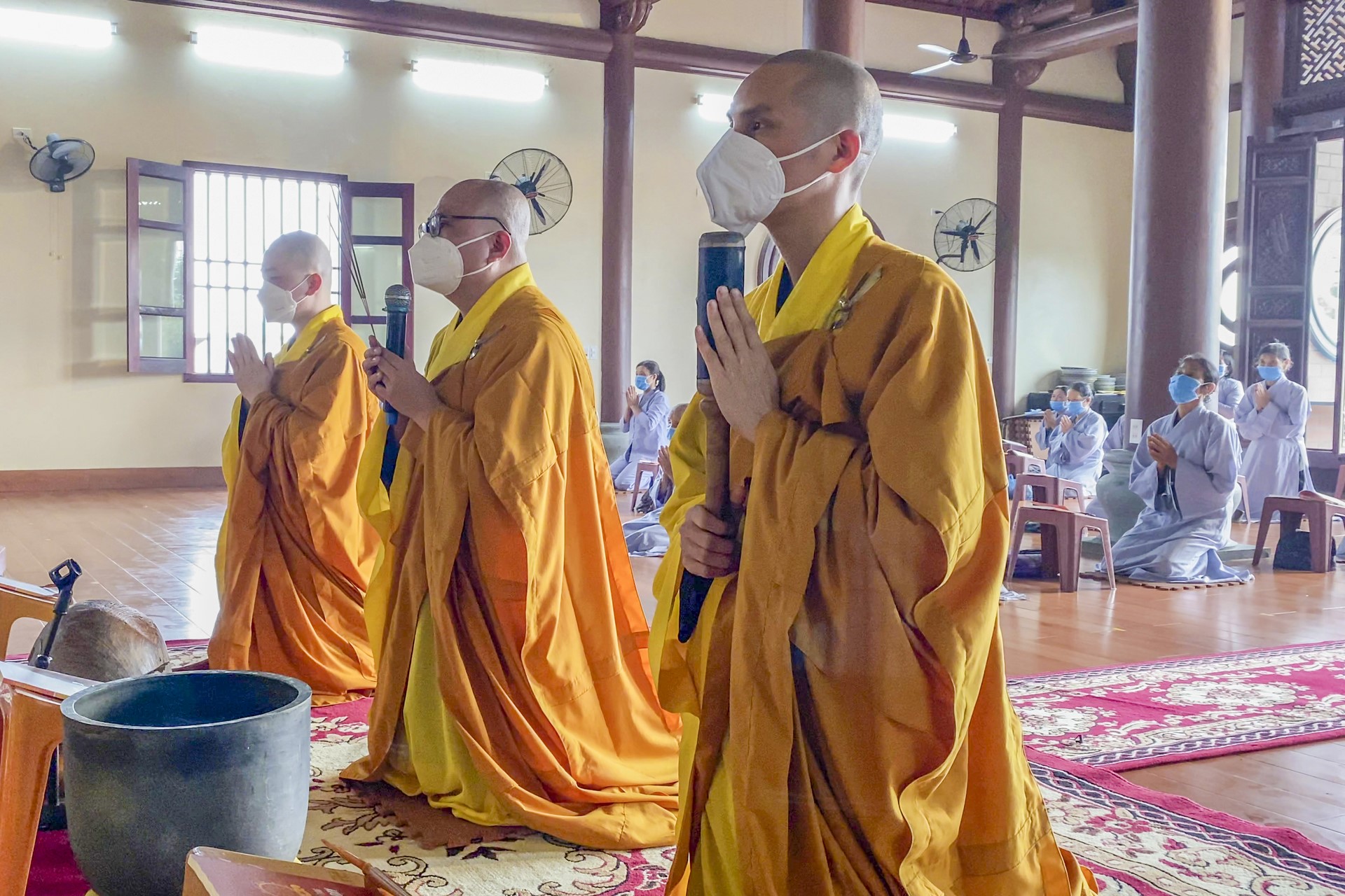 The Patriarch's Death Anniversary at Tay Khanh pagoda , Thai Binh province.