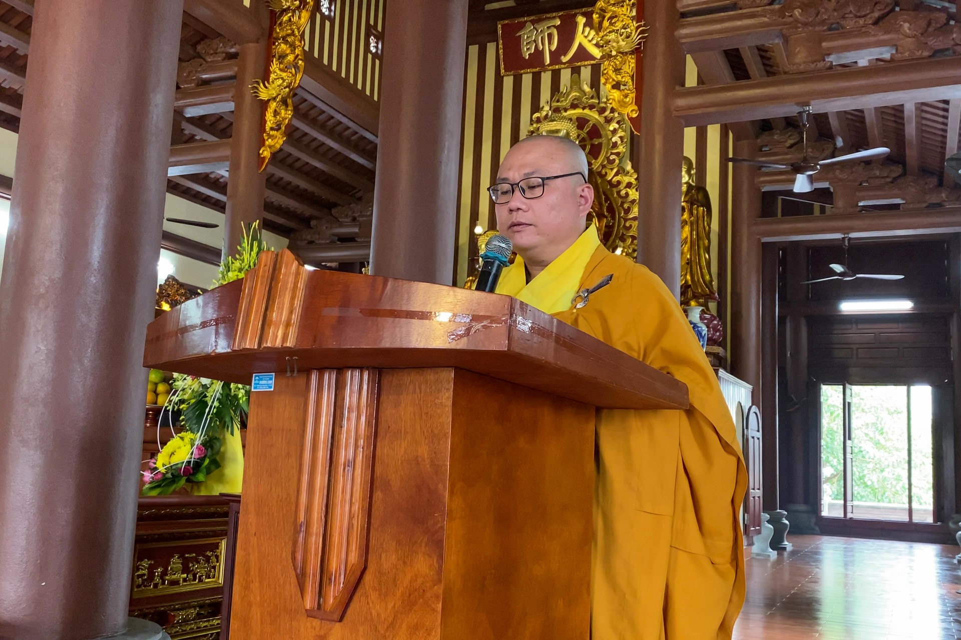 The Patriarch's Death Anniversary at Tay Khanh pagoda , Thai Binh province.