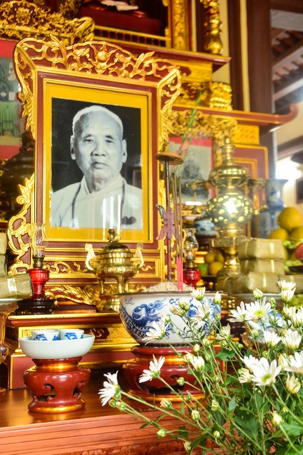 The Patriarch's Death Anniversary at Tay Khanh pagoda , Thai Binh province.
