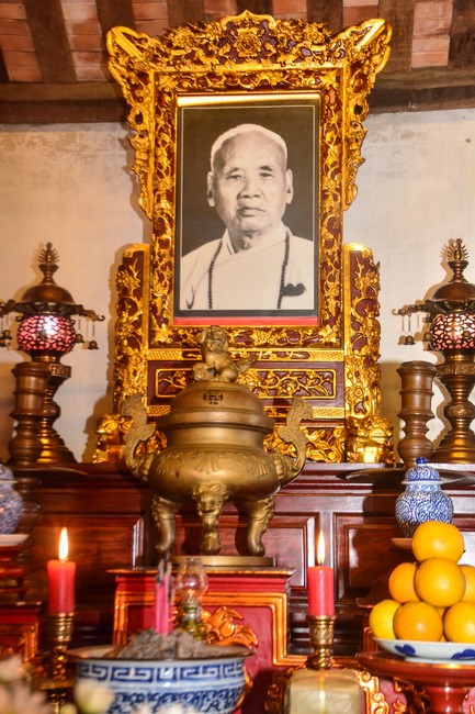 The Patriarch's Death Anniversary at Tay Khanh pagoda , Thai Binh province.