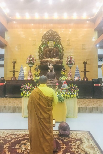 The Patriarch s' Death Anniversary at Giai Lam Pagoda, Ha Tinh Province.