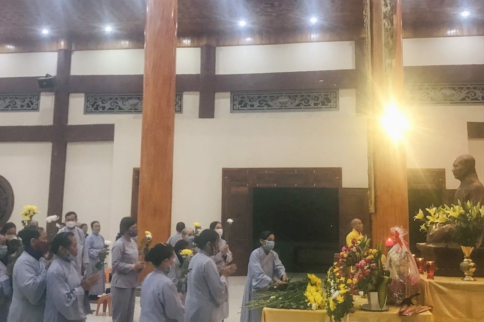 The Patriarch s' Death Anniversary at Giai Lam Pagoda, Ha Tinh Province.