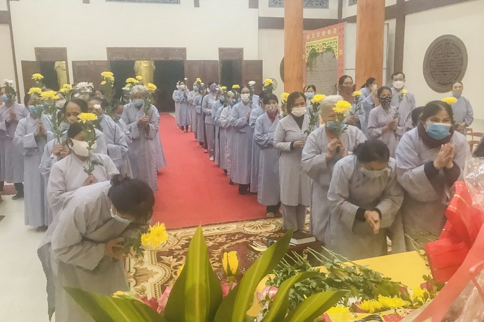 The Patriarch s' Death Anniversary at Giai Lam Pagoda, Ha Tinh Province.