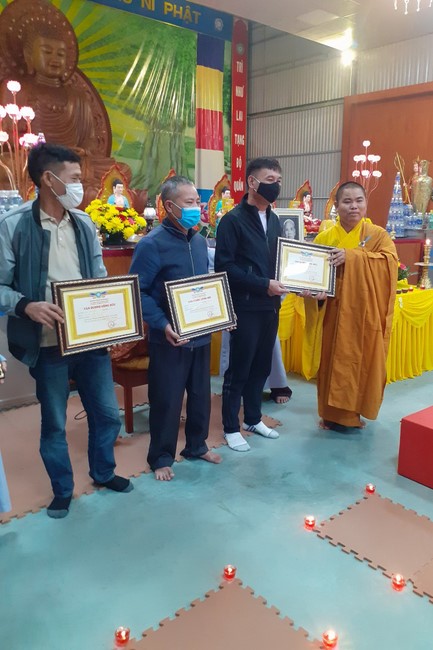 The Patriarch s' Death Anniversary at Tu Phap Co Tu Branch, Nghe  An province.