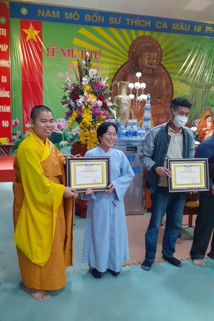 The Patriarch s' Death Anniversary at Tu Phap Co Tu Branch, Nghe  An province.