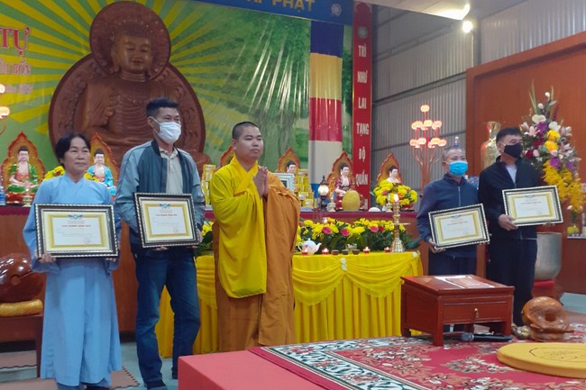 The Patriarch s' Death Anniversary at Tu Phap Co Tu Branch, Nghe  An province.