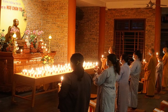 The Patriarch's Death Anniversary at Tan Tay pagoda, Quang Nam province.