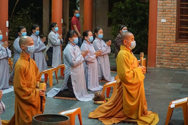 The Patriarch's Death Anniversary at Tan Tay pagoda, Quang Nam province.