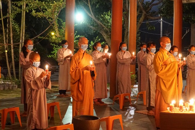 The Patriarch's Death Anniversary at Tan Tay pagoda, Quang Nam province.