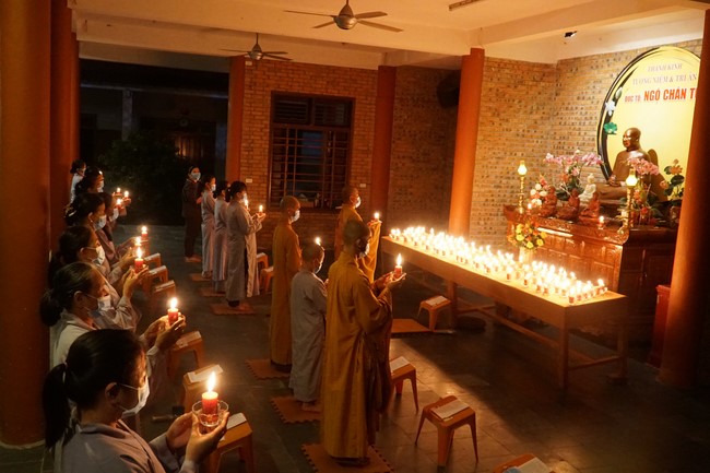 The Patriarch's Death Anniversary at Tan Tay pagoda, Quang Nam province.