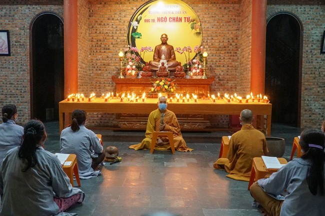 The Patriarch's Death Anniversary at Tan Tay pagoda, Quang Nam province.
