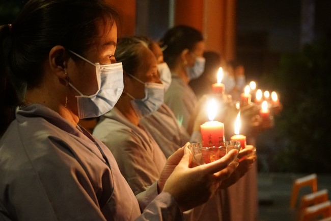 The Patriarch's Death Anniversary at Tan Tay pagoda, Quang Nam province.