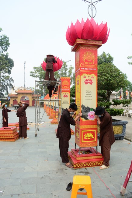 Affairs preparing for Amitabha Buddha’s Birthday in 2021