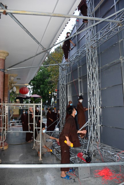 Affairs preparing for Amitabha Buddha’s Birthday in 2021